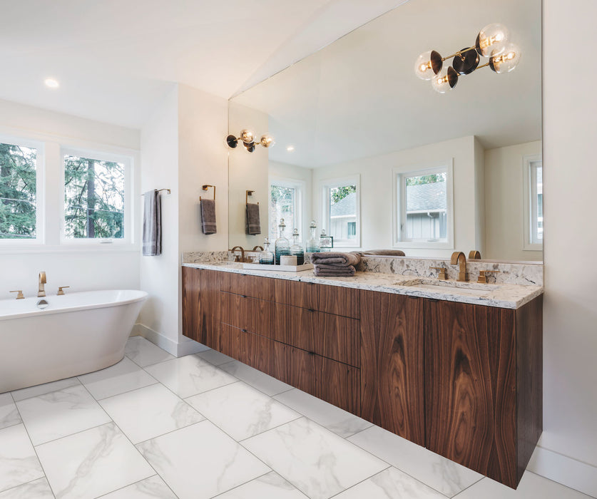 Tile with IGT in Calcutta Grigio
