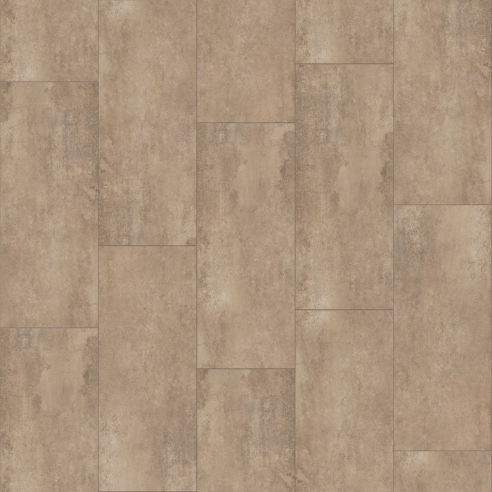 PBE Tile Collection in Rust Metallic Luxury Vinyl flooring by TRUCOR